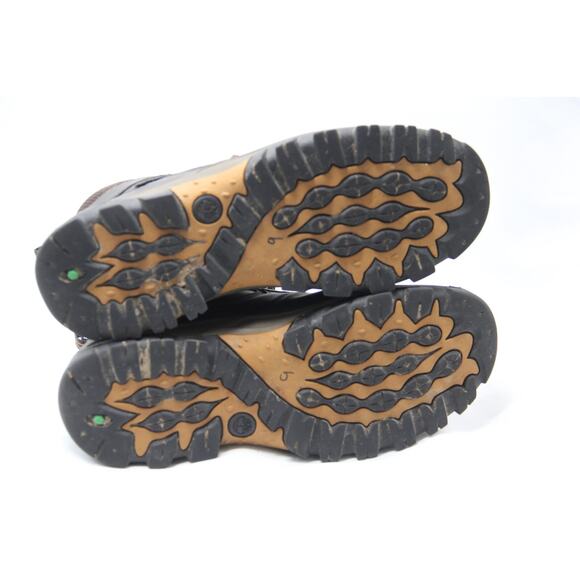 Timberland Mt Maddsen Boots Boys Youth 5.5 Waterproof Brown Leather Hiking A14IB - Picture 6 of 6